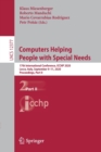 Image for Computers Helping People with Special Needs : 17th International Conference, ICCHP 2020, Lecco, Italy, September 9–11, 2020, Proceedings, Part II