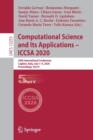 Image for Computational Science and Its Applications – ICCSA 2020