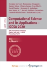 Image for Computational Science and Its Applications - ICCSA 2020