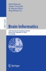 Image for Brain Informatics: 13th International Conference, BI 2020, Padua, Italy, September 19, 2020, Proceedings : 12241