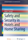 Image for Safety and Security in Hotels and Home Sharing