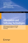 Image for Information and Software Technologies: 26th International Conference, ICIST 2020, Kaunas, Lithuania, October 15-17, 2020, Proceedings