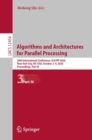 Image for Algorithms and Architectures for Parallel Processing: 20th International Conference, ICA3PP 2020, New York City, NY, USA, October 2-4, 2020, Proceedings, Part III