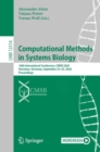 Image for Computational Methods in Systems Biology: 18th International Conference, CMSB 2020, Konstanz, Germany, September 23-25, 2020, Proceedings : 12314