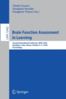 Image for Brain Function Assessment in Learning : Second International Conference, BFAL 2020, Heraklion, Crete, Greece, October 9–11, 2020, Proceedings