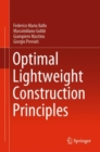 Image for Optimal Lightweight Construction Principles