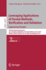 Image for Leveraging Applications of Formal Methods, Verification and Validation: Engineering Principles : 9th International Symposium on Leveraging Applications of Formal Methods, ISoLA 2020, Rhodes, Greece, O