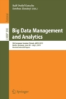 Image for Big Data Management and Analytics