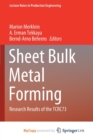 Image for Sheet Bulk Metal Forming : Research Results of the TCRC73