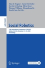 Image for Social Robotics : 12th International Conference, ICSR 2020, Golden, CO, USA, November 14–18, 2020, Proceedings