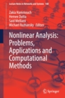 Image for Nonlinear Analysis: Problems, Applications and Computational Methods