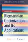 Image for Riemannian Optimization and Its Applications