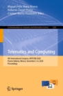 Image for Telematics and Computing: 9th International Congress, WITCOM 2020, Puerto Vallarta, Mexico, November 2-6, 2020, Proceedings