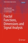 Image for Fractal Functions, Dimensions and Signal Analysis