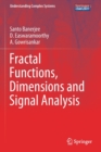 Image for Fractal Functions, Dimensions and Signal Analysis