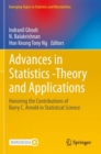 Image for Advances in statistics  : theory and applications