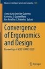 Image for Convergence of ergonomics and design  : proceedings of ACED SEANES 2020