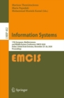 Image for Information Systems: 17th European, Mediterranean, and Middle Eastern Conference, EMCIS 2020, Dubai, United Arab Emirates, November 25-26, 2020, Proceedings