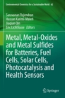 Image for Metal, Metal-Oxides and Metal Sulfides for Batteries, Fuel Cells, Solar Cells, Photocatalysis and Health Sensors