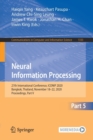 Image for Neural Information Processing : 27th International Conference, ICONIP 2020, Bangkok, Thailand, November 18–22, 2020, Proceedings, Part V