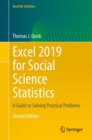 Image for Excel 2019 for social science statistics  : a guide to solving practical problems