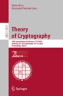 Image for Theory of Cryptography: 18th International Conference, TCC 2020, Durham, NC, USA, November 16-19, 2020, Proceedings, Part II
