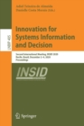 Image for Innovation for Systems Information and Decision : Second International Meeting, INSID 2020, Recife, Brazil, December 2–4, 2020, Proceedings