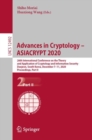 Image for Advances in Cryptology - ASIACRYPT 2020: 26th International Conference on the Theory and Application of Cryptology and Information Security, Daejeon, South Korea, December 7-11, 2020, Proceedings, Part II