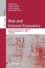 Image for Web and Internet Economics : 16th International Conference, WINE 2020, Beijing, China, December 7–11, 2020, Proceedings