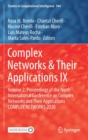 Image for Complex Networks &amp; Their Applications IX : Volume 2, Proceedings of the Ninth International Conference on Complex Networks and Their Applications COMPLEX NETWORKS 2020