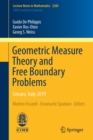 Image for Geometric Measure Theory and Free Boundary Problems : Cetraro, Italy 2019