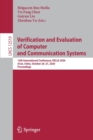 Image for Verification and Evaluation of Computer and Communication Systems : 14th International Conference, VECoS 2020, Xi&#39;an, China, October 26–27, 2020, Proceedings