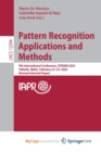 Image for Pattern Recognition Applications and Methods : 9th International Conference, ICPRAM 2020, Valletta, Malta, February 22-24, 2020, Revised Selected Papers
