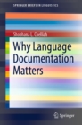 Image for Why Language Documentation Matters