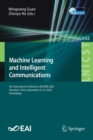 Image for Machine Learning and Intelligent Communications : 5th International Conference, MLICOM 2020, Shenzhen, China, September 26-27, 2020, Proceedings