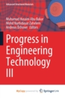 Image for Progress in Engineering Technology III