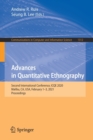 Image for Advances in Quantitative Ethnography