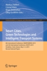 Image for Smart Cities, Green Technologies and Intelligent Transport Systems : 8th International Conference, SMARTGREENS 2019, and 5th International Conference, VEHITS 2019, Heraklion, Crete, Greece, May 3–5, 2