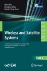 Image for Wireless and satellite systems  : 11th EAI International Conference, WiSATS 2020, Nanjing, China, September 17-18, 2020, proceedingsPart II