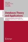 Image for Databases Theory and Applications : 32nd Australasian Database Conference, ADC 2021, Dunedin, New Zealand, January 29 – February 5, 2021, Proceedings