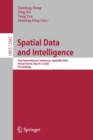 Image for Spatial Data and Intelligence : First International Conference, SpatialDI 2020, Virtual Event, May 8–9, 2020, Proceedings