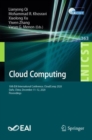 Image for Cloud Computing: 10th EAI International Conference, CloudComp 2020, Qufu, China, December 11-12, 2020, Proceedings