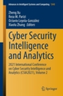 Image for Cyber Security Intelligence and Analytics