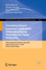 Image for Formalising Natural Languages: Applications to Natural Language Processing and Digital Humanities