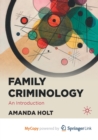 Image for Family Criminology
