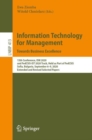 Image for Information Technology for Management: Towards Business Excellence
