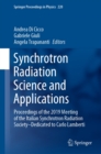 Image for Synchrotron Radiation Science and Applications: Proceedings of the 2019 Meeting of the Italian Synchrotron Radiation Society-Dedicated to Carlo Lamberti : 220