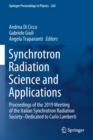 Image for Synchrotron radiation science and applications  : proceedings of the 2019 meeting of the Italian Synchrotron Radiation Society - dedicated to Carlo Lamberti