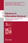 Image for Advances in Information Retrieval: 43rd European Conference on IR Research, ECIR 2021, Virtual Event, March 28 - April 1, 2021, Proceedings, Part II : 12656