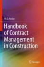 Image for Handbook of contract management in construction
